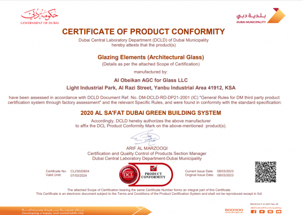 Dubai Municipality approved manufacturer